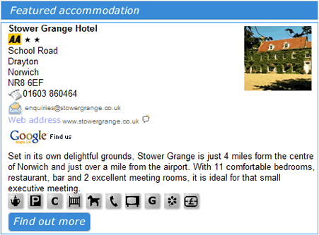 Example of Silver business listing