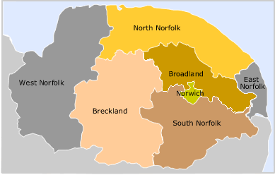 Map of Norfolk