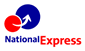 National Express logo - launch National Express website - please note this will open in a new browser window