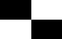 Black and white flag -  Surfing area